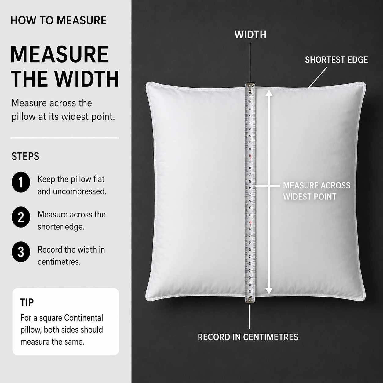 Step 3: Measure the Width